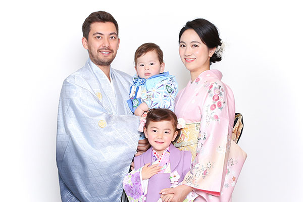 家族写真も兄妹写真もプラン内