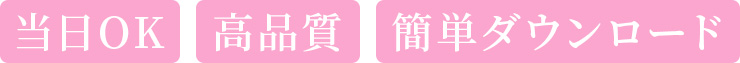 当日OK、高品質、簡単ダウンロード