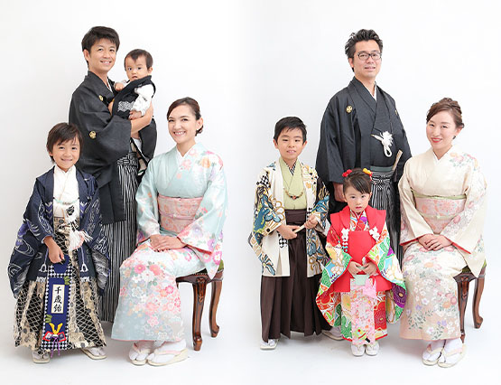 お父様・お祖父様の紋付袴レンタル