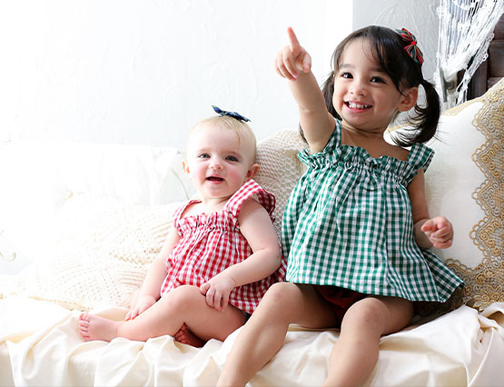 ご兄妹の衣装のお貸出し