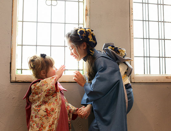 お子さまの着物撮影